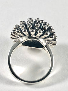 Sterling Silver Cluster Ring SR00008