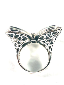 Butterfly Sterling Silver Ring SR00002