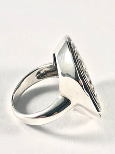 Spiral Sterling Silver Ring SR00004