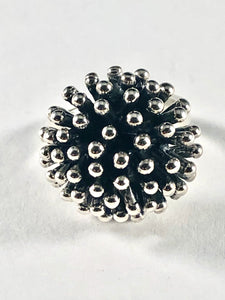Sterling Silver Cluster Ring SR00008